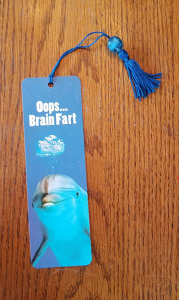 Dolphin Beaded Bookmark