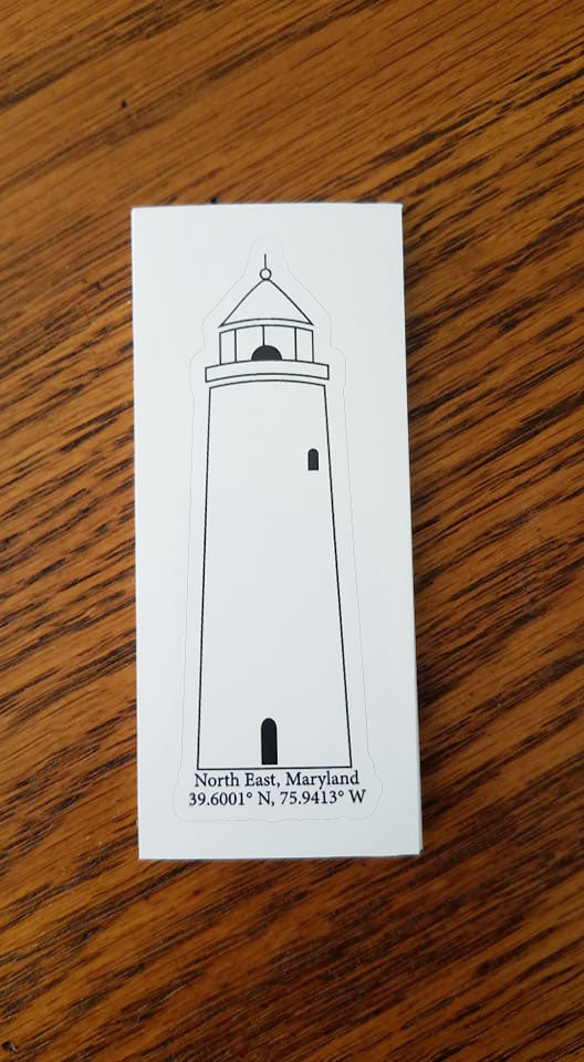 North East, MD Lighthouse Sticker